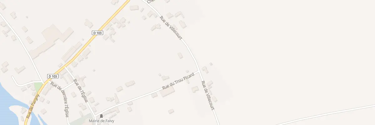 Plan du 10 Rue de Villecourt à Falvy
