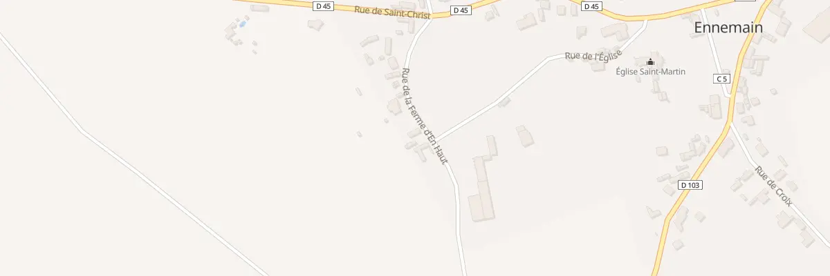 Plan du 11 Rue de la Ferme d’En Haut à Ennemain