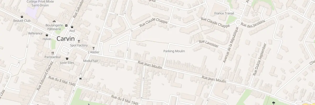 Plan du 47 Rue Jean Moulin à Carvin