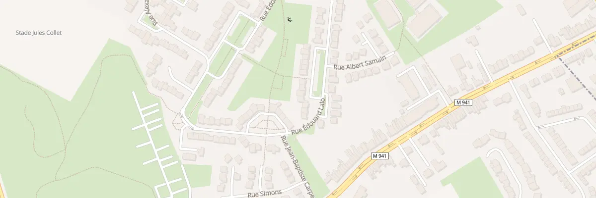 Plan du 86 Rue Édouard Lalo à Hallennes-lez-Haubourdin