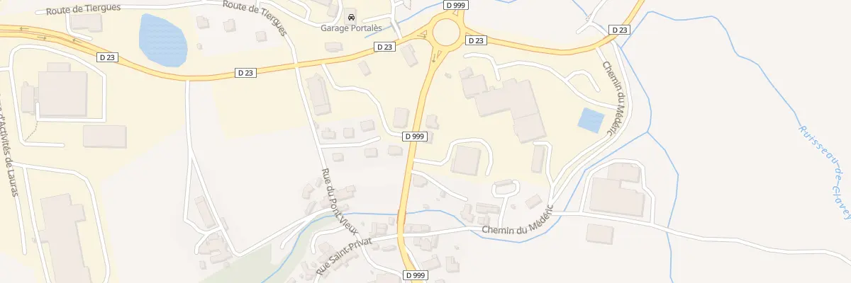 Plan du 3 Av de Moussac à Roquefort-sur-Soulzon
