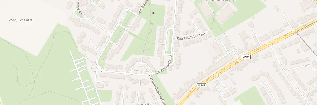Plan du 84 Rue Édouard Lalo à Hallennes-lez-Haubourdin