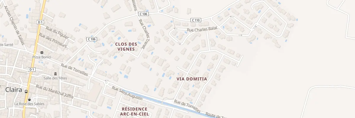 Plan du 31 Rte de Torreilles à Claira