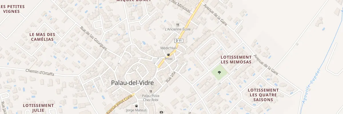 Plan du 49 Av Joliot Curie à Palau-del-Vidre