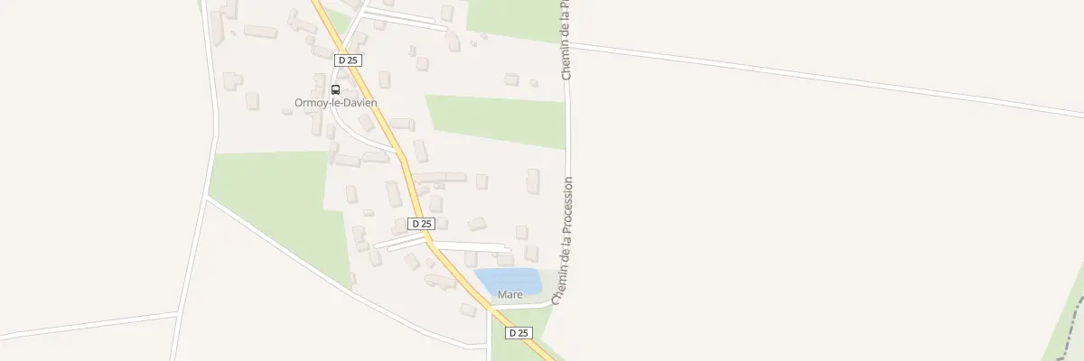 Plan du 16B Rue des Peupliers à Ormoy-le-Davien