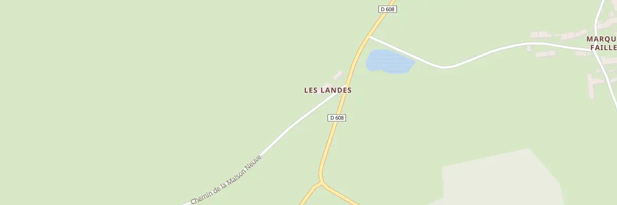 Plan du 5181 Les Landes à Louroux-de-Bouble