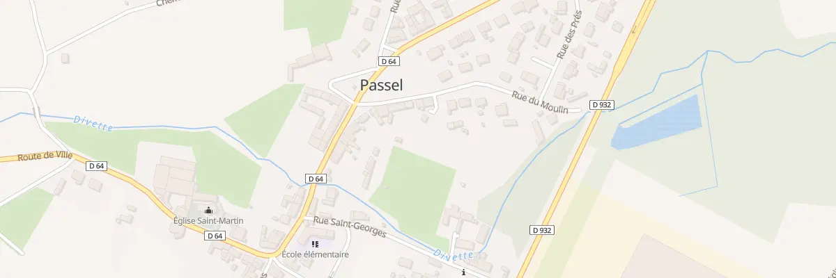 Plan du 94 Rue du Moulin à Passel