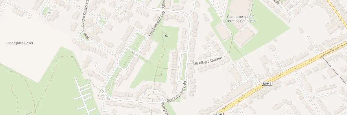 Plan du 72 Rue Édouard Lalo à Hallennes-lez-Haubourdin