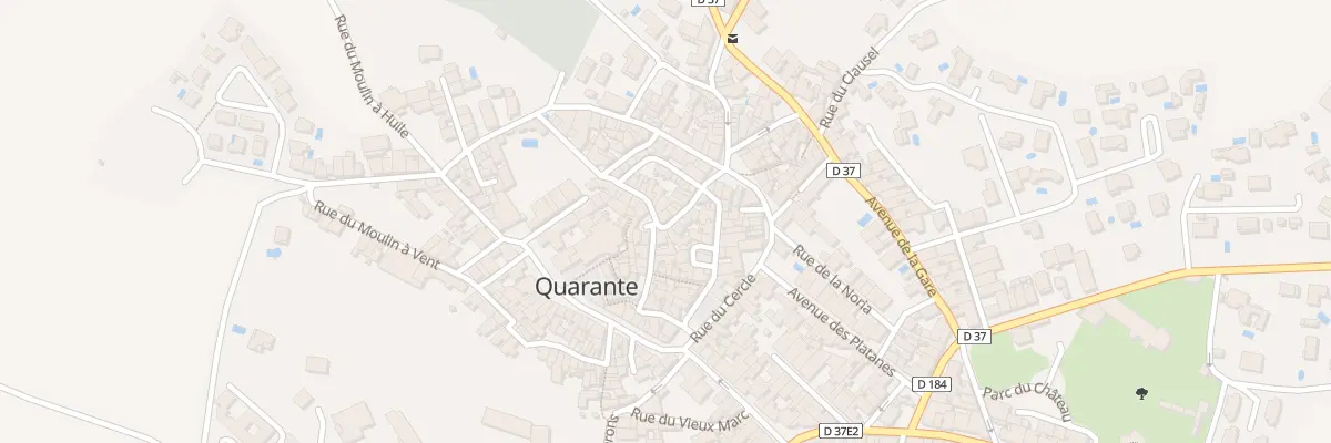 Plan du 2 Vc La Placette à Quarante