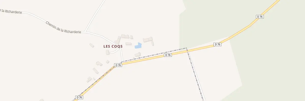 Plan du 15 Rte des Cocqs à La Chapelle-Hugon