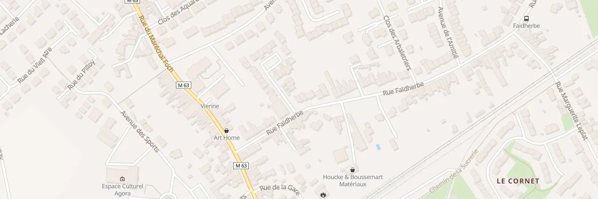 Plan du 11 Rue Faidherbe à Santes
