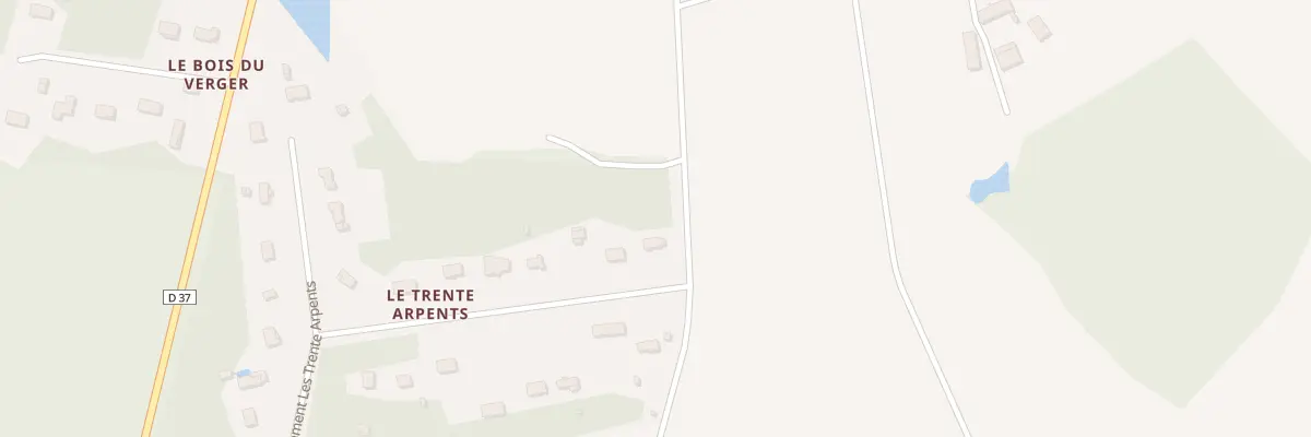 Plan du 1 Lot les Trente Arpents à Chuelles