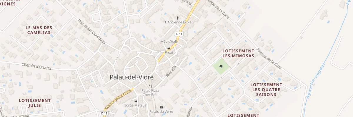 Plan du 6 Rue Vila à Palau-del-Vidre