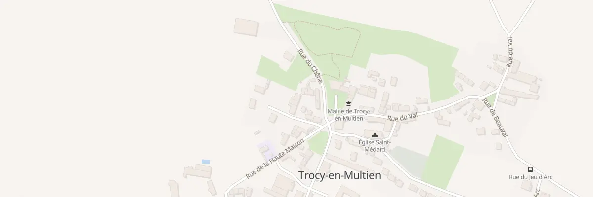 Plan du 5 Rue du Chêne à Trocy-en-Multien