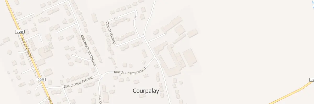 Plan du 17 Rue de Champrenard à Courpalay