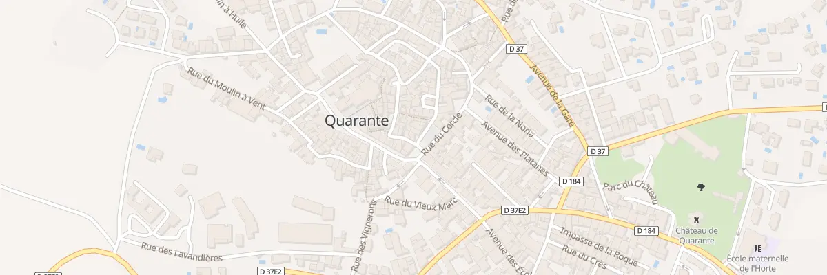 Plan du 10 Pl de la Mairie à Quarante