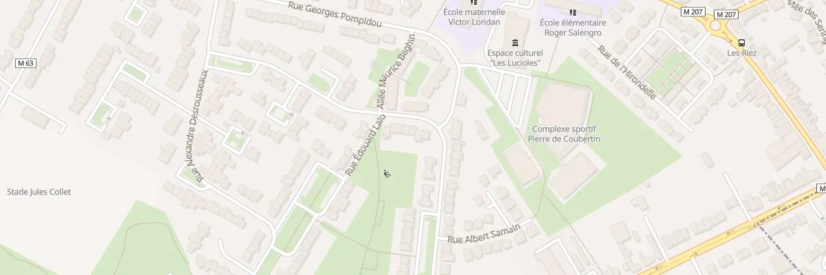 Plan du 54 Rue Édouard Lalo à Hallennes-lez-Haubourdin