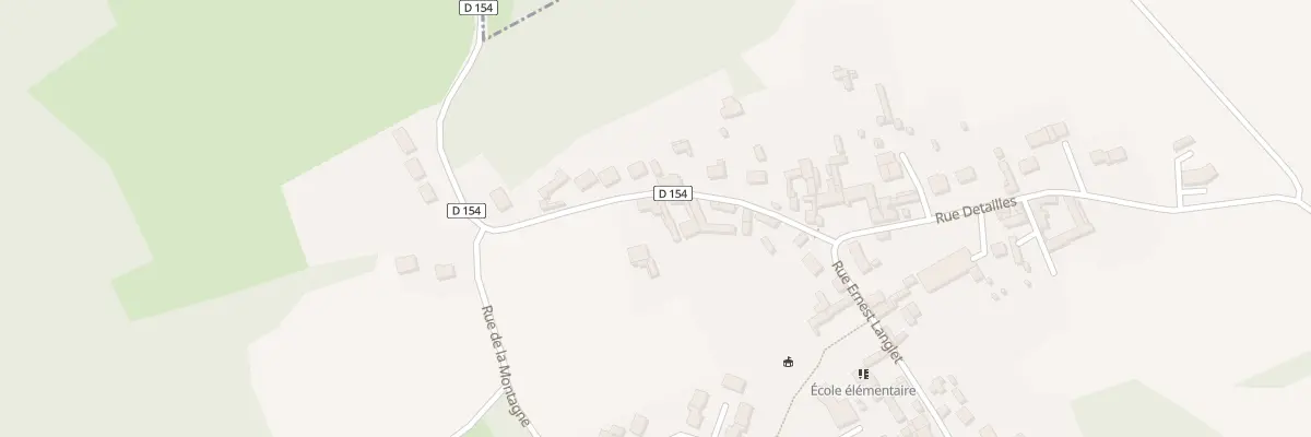 Plan du 127 Rue du Montchelle à Vauchelles