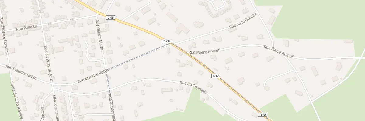 Plan du 5098A Le Champin à Blomard