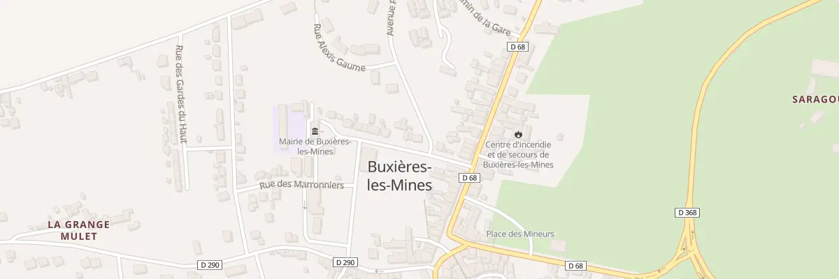 Plan du 6 Av Henri Pontet à Buxières-les-Mines