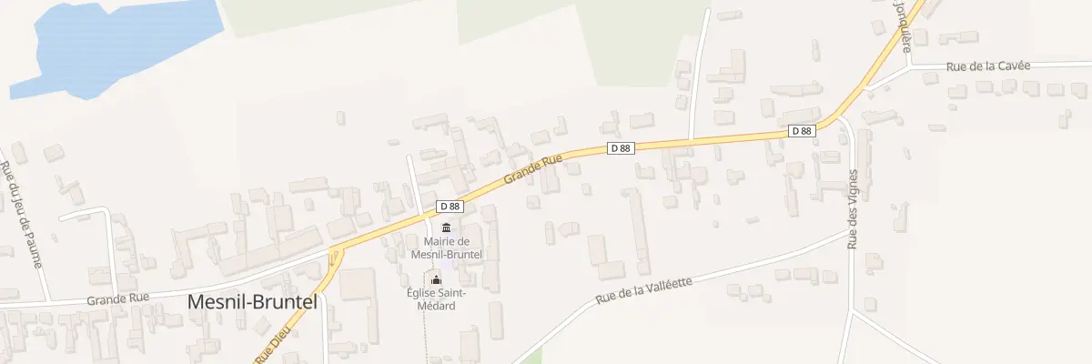 Plan du 25 Gr Grande Rue à Mesnil-Bruntel