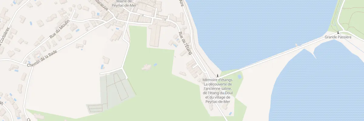 Plan du 38 Rue de l’Etang à Peyriac-de-Mer