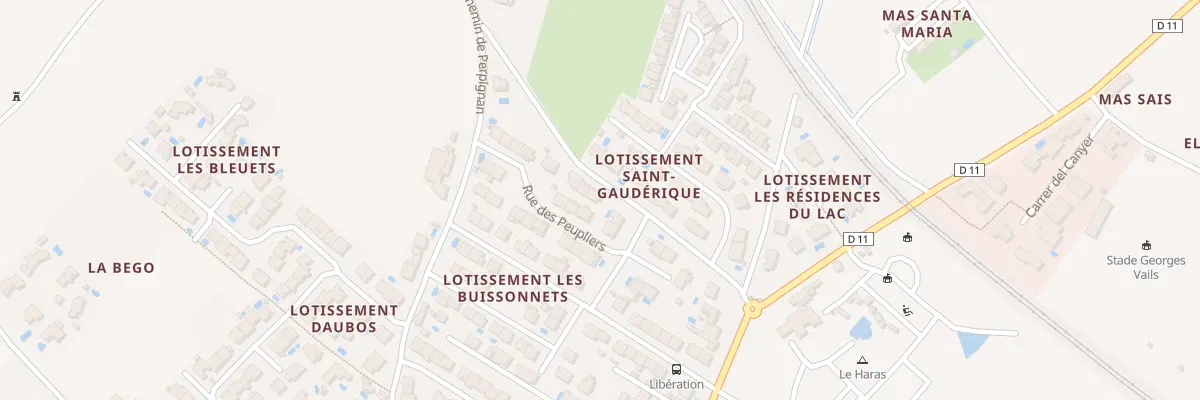 Plan du 11 Av du Tech à Palau-del-Vidre