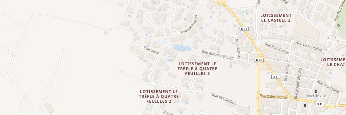 Plan du 13 Rue Maurice Ravel à Saint-Hippolyte