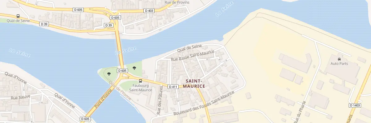 Plan du 4B Pas Basse Saint-maurice à Montereau-Fault-Yonne