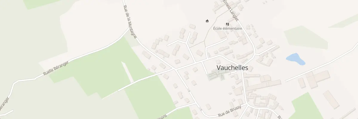Plan du 180 Rue de la Montagne à Vauchelles
