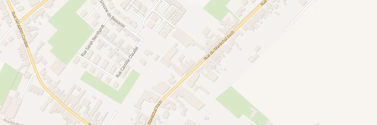 Plan du 151 Rue du Marêchal Foch à Carvin