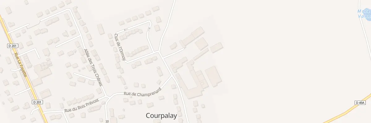 Plan du 17B Rue de Champrenard à Courpalay