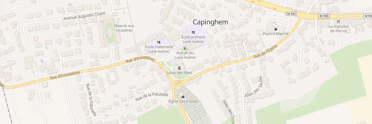 Plan du 54 Rue de l’Église à Capinghem