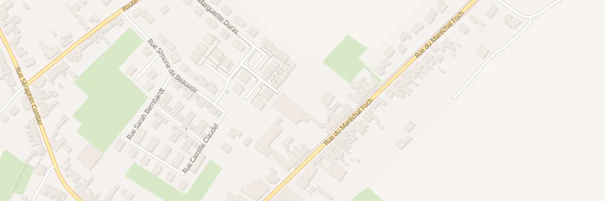 Plan du 159 Rue du Marêchal Foch à Carvin