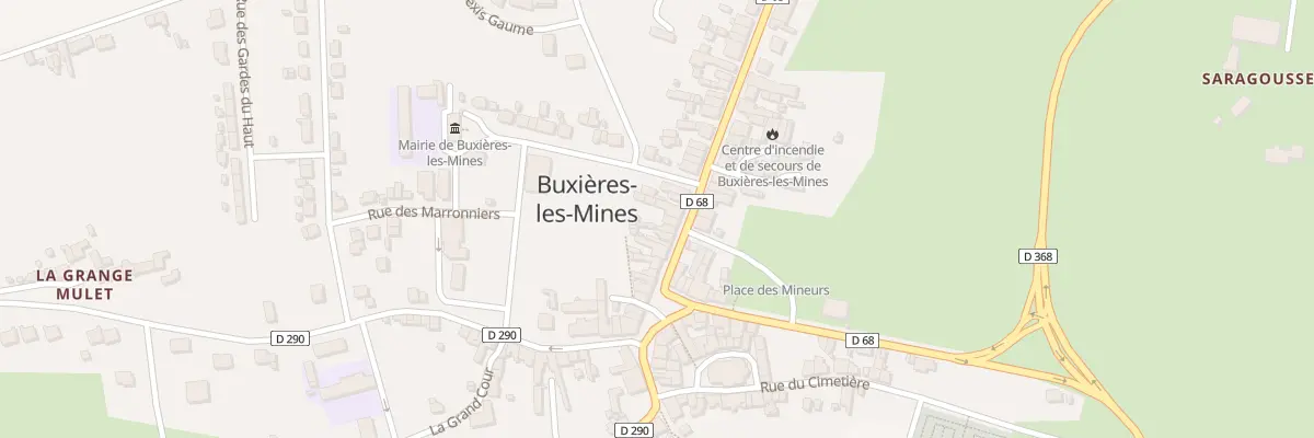 Plan du 13 Rue Gabriel Péri à Buxières-les-Mines