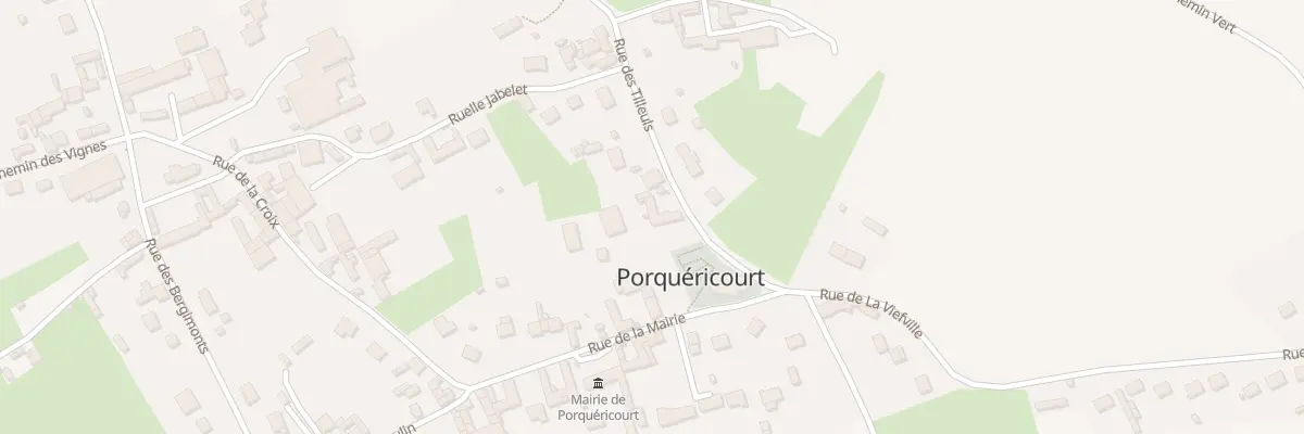 Plan du 89 Rue des Tilleuls à Porquéricourt
