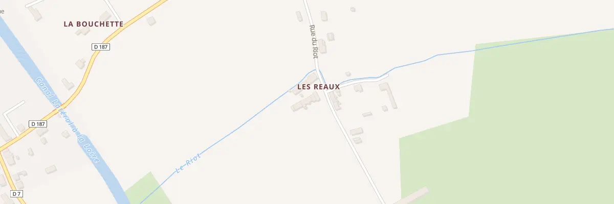 Plan du 10 Rue du Riot à Herry