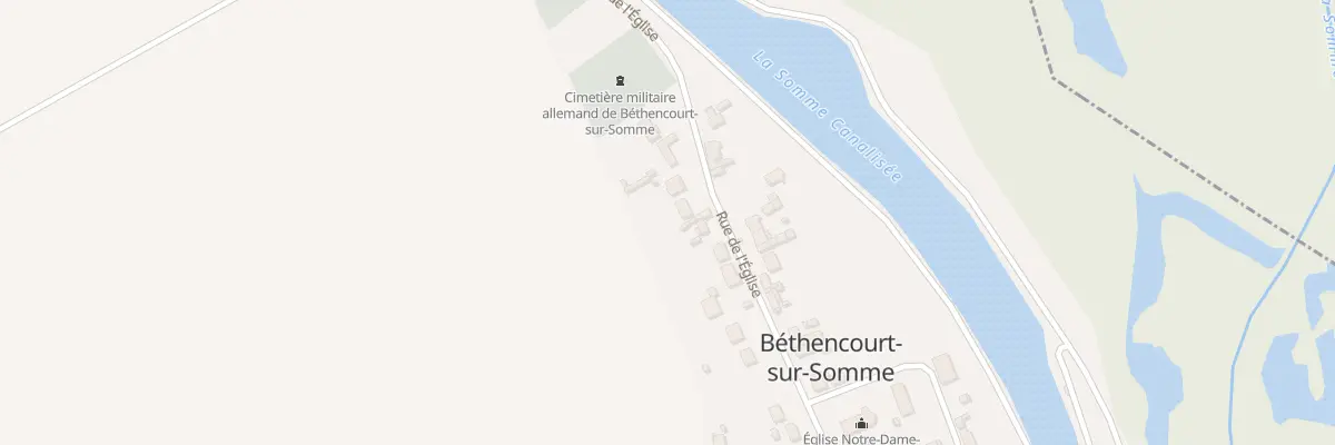 Plan du 23 Rue de l’Eglise à Béthencourt-sur-Somme