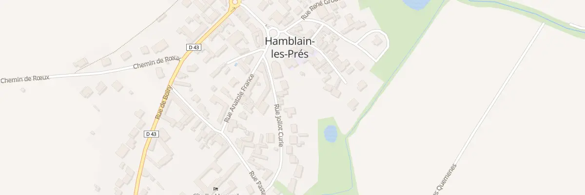 Plan du 1 Rue Joliot Curie à Hamblain-les-Prés