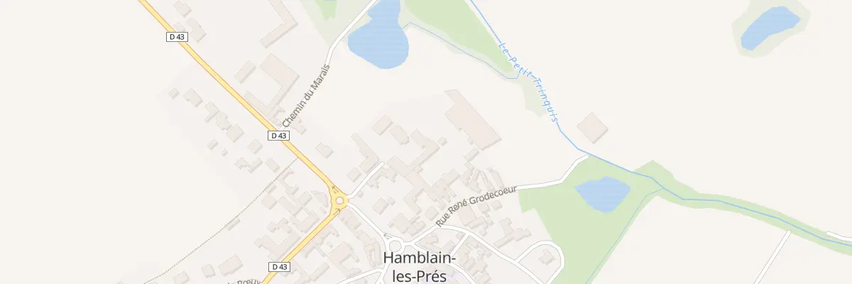 Plan du 3 Rue Jean de la Fontaine à Hamblain-les-Prés