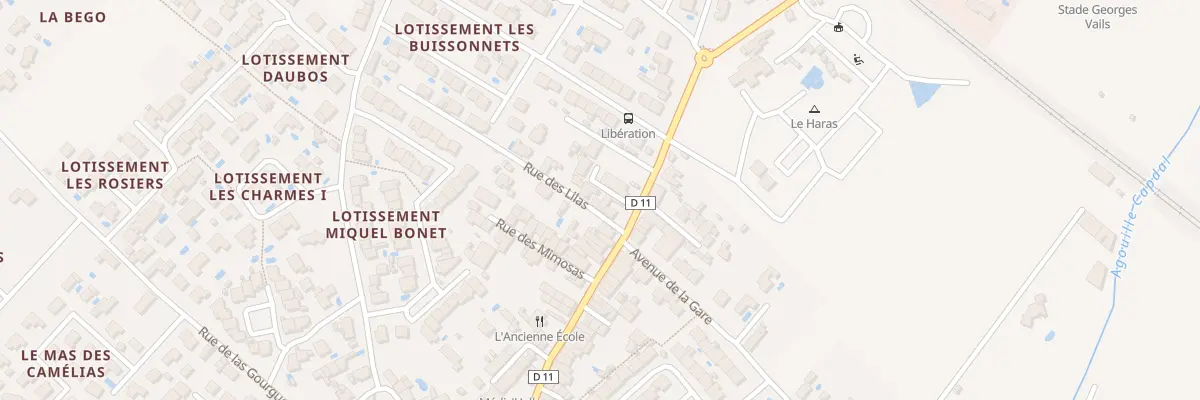 Plan du 4 Rue des Lilas à Palau-del-Vidre