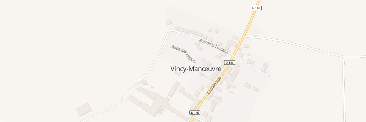Plan du 5 All des Noyers à Vincy-Manœuvre