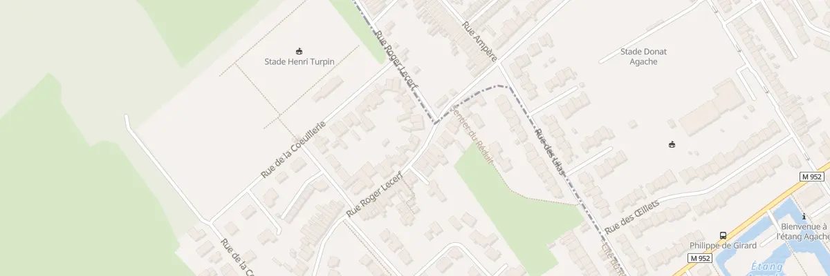 Plan du 494 Rue Roger Lecerf à Prémesques