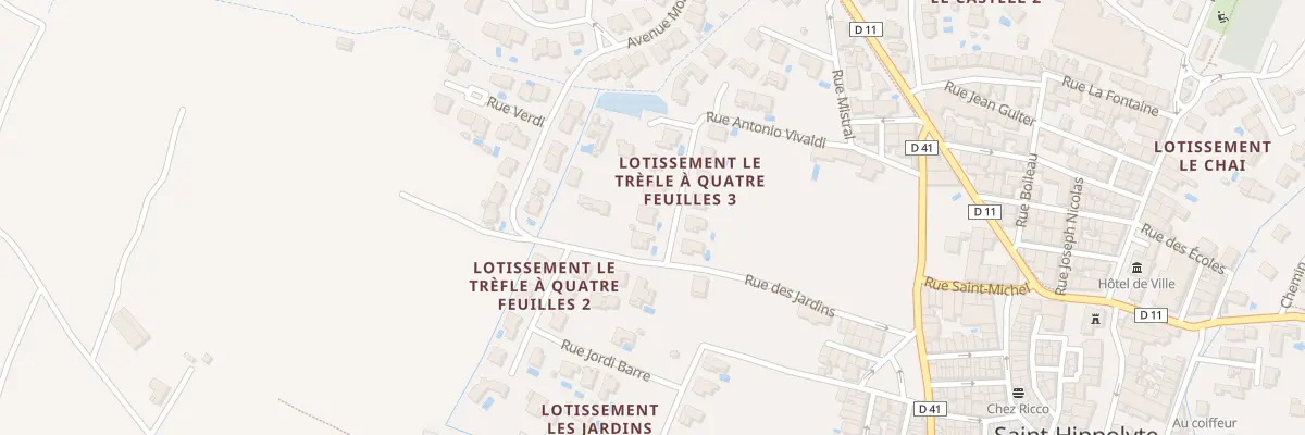 Plan du 3 Rue Maurice Ravel à Saint-Hippolyte