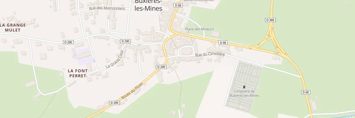 Plan du 8 Pl de l’Eglise à Buxières-les-Mines