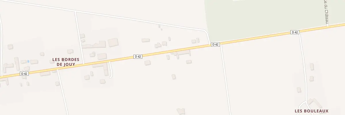 Plan du 3 Les Bordes à Jouy