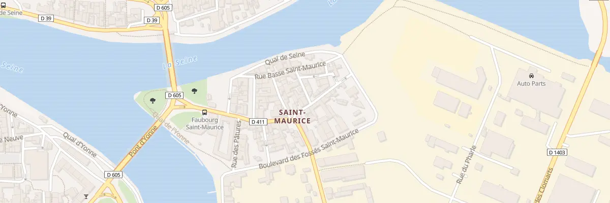 Plan du 1 Rue Eglise Saint Maurice à Montereau-Fault-Yonne