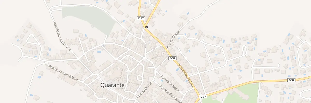 Plan du 6 Rue des Deux Fours à Quarante