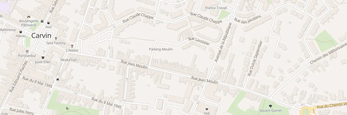 Plan du 71 Rue Jean Moulin à Carvin