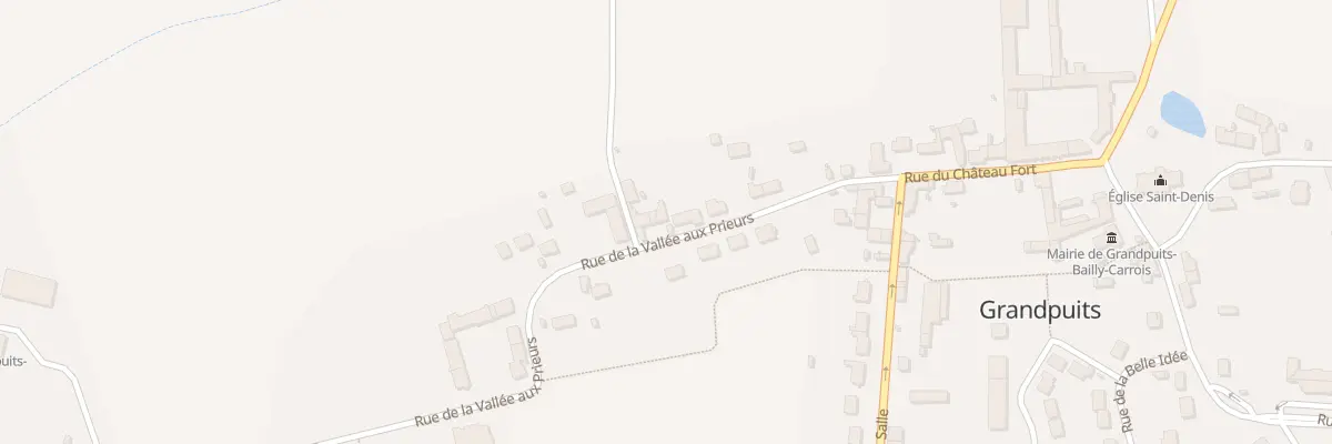 Plan du 15 Rue de la Vallée aux Prieurs à Grandpuits-Bailly-Carrois
